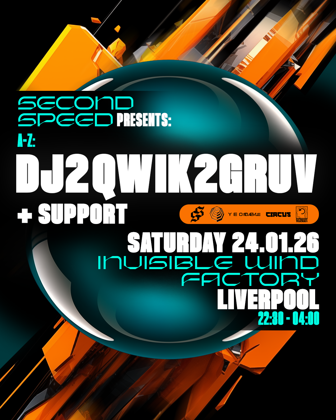 Second Speed: 2qwik2gruv at Invisible Wind Factory Liverpool