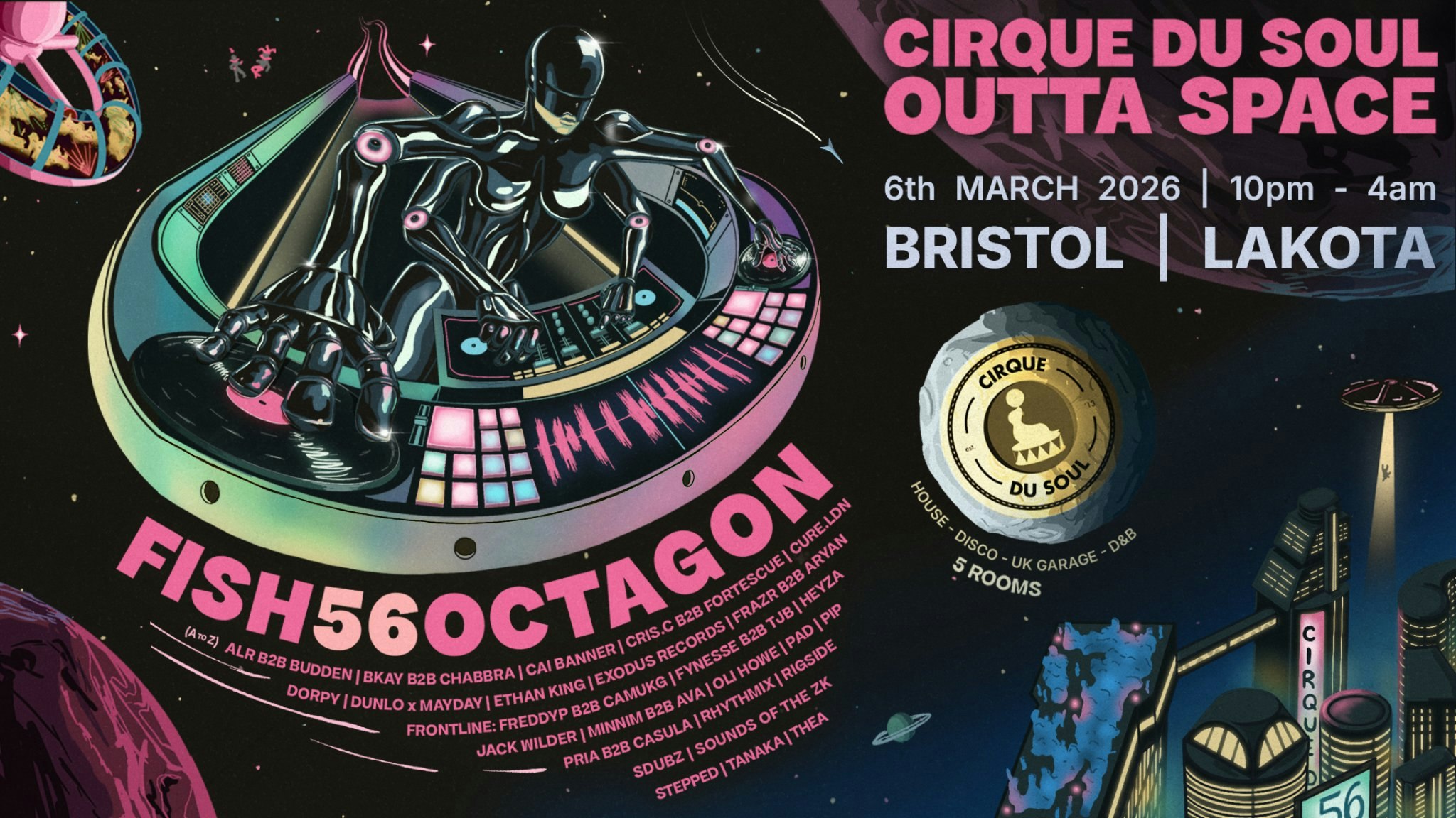 Cirque Du Soul: Bristol // Outta Space