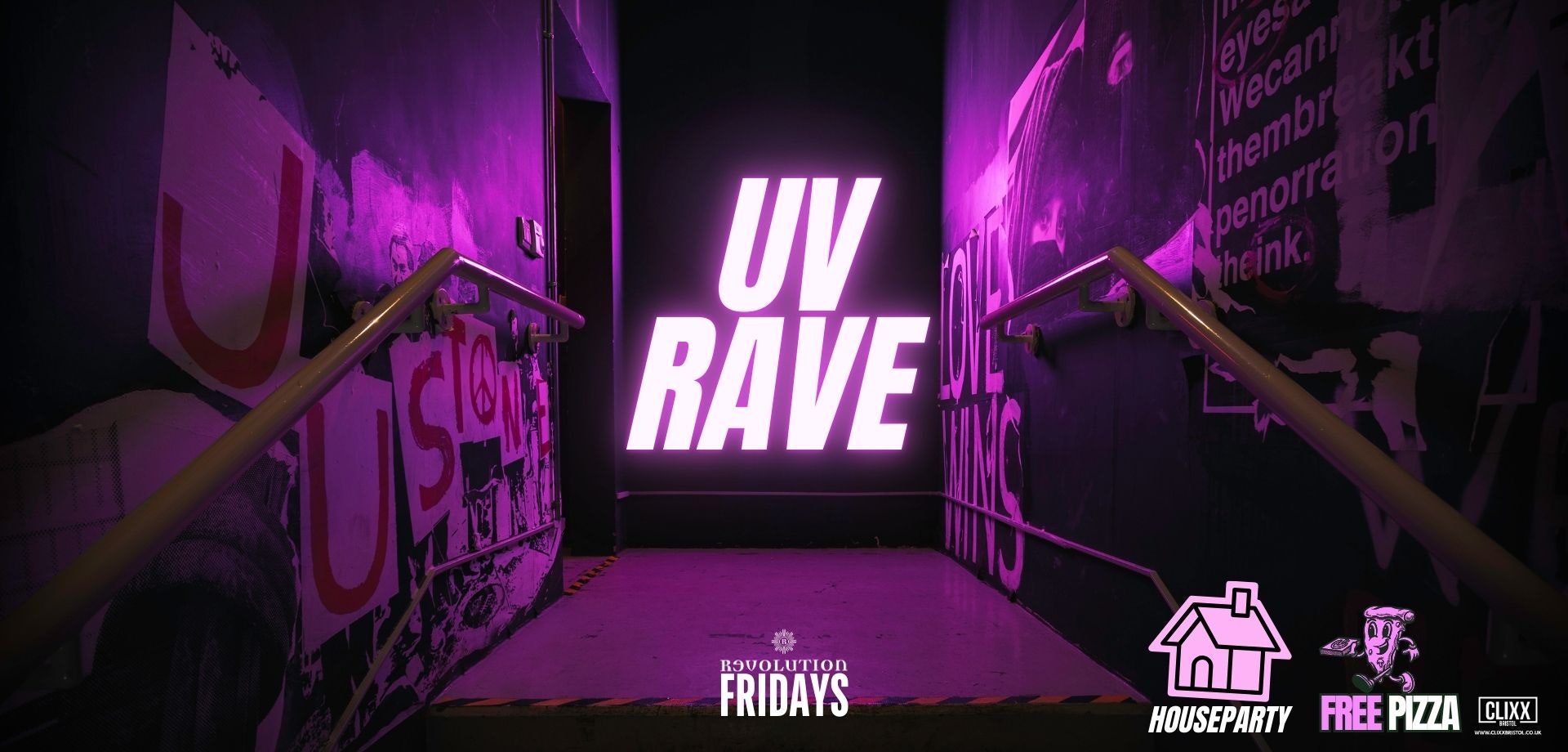 Houseparty 😈 UV Rave x Free Pizza + Beer Pong