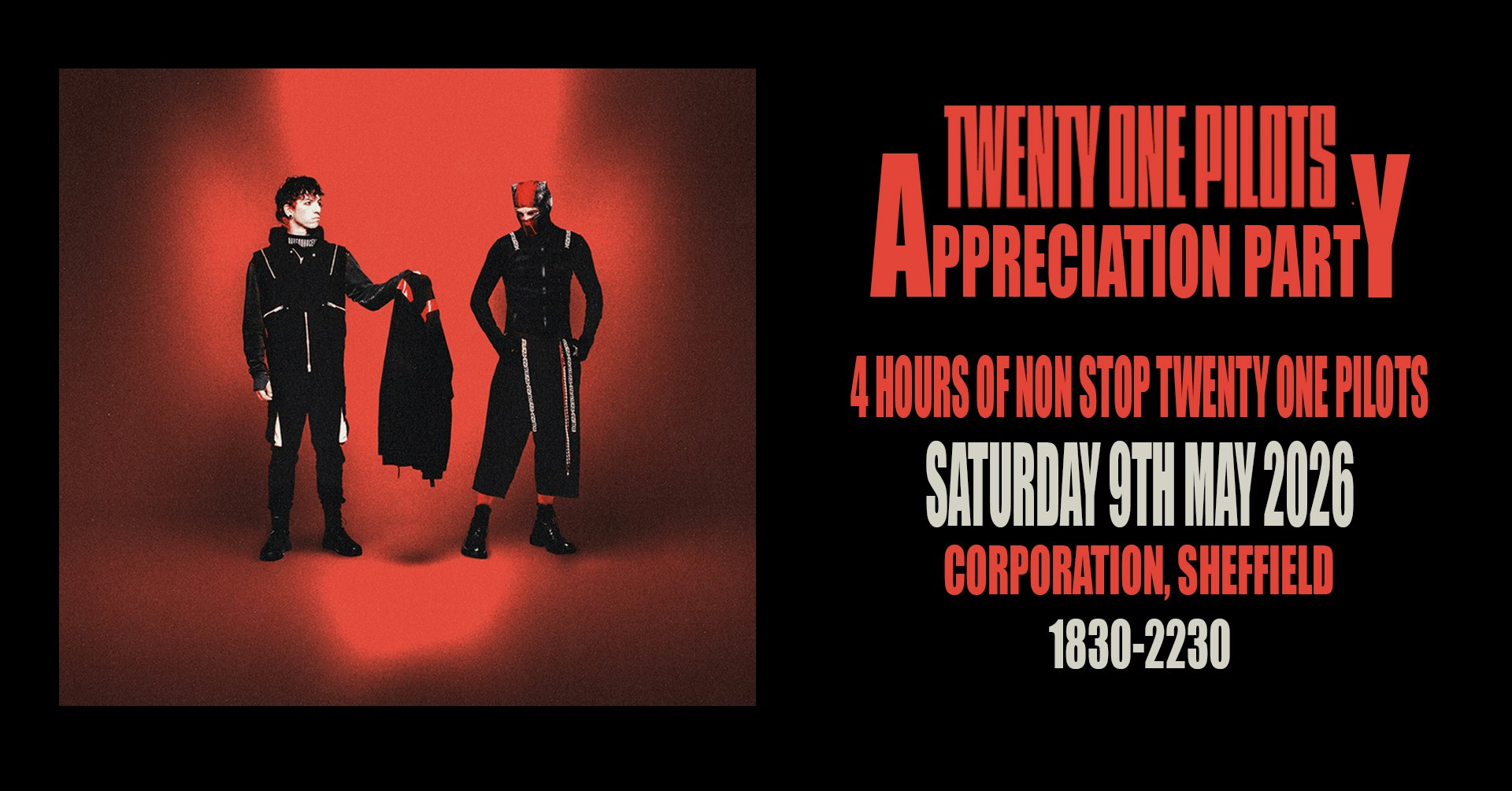 Twenty One Pilots Appreciation Party (Sheffield)