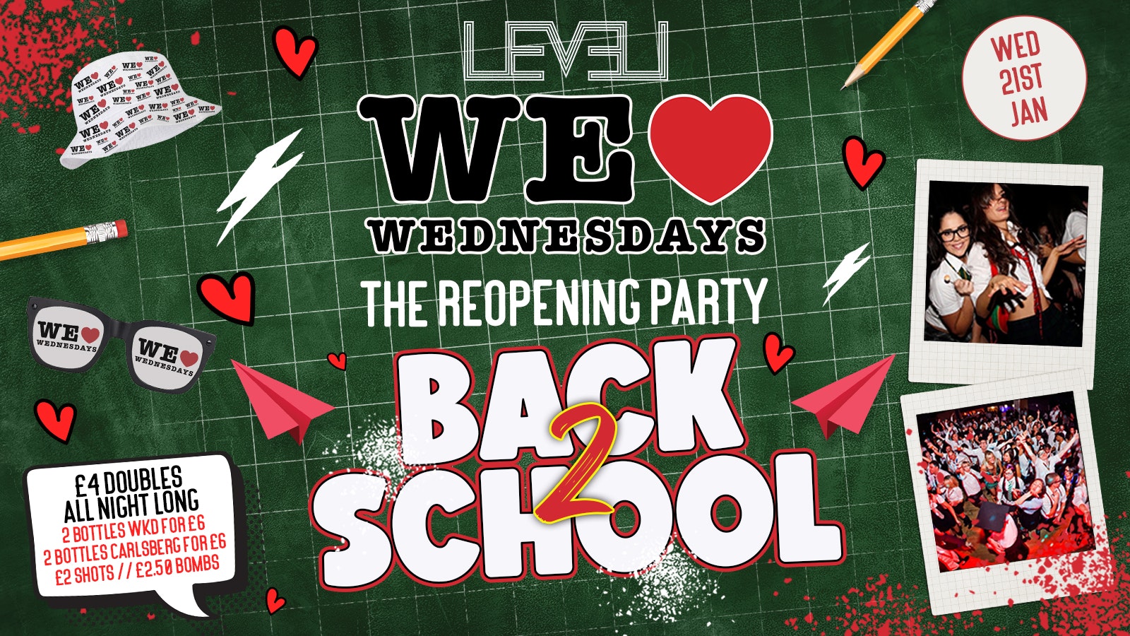 WE LOVE ❤️ WEDNESDAYS – BACK 2 SCHOOL 🎓🎉 – LIVERPOOL’S LEGENDARY WEDNESDAY NIGHT