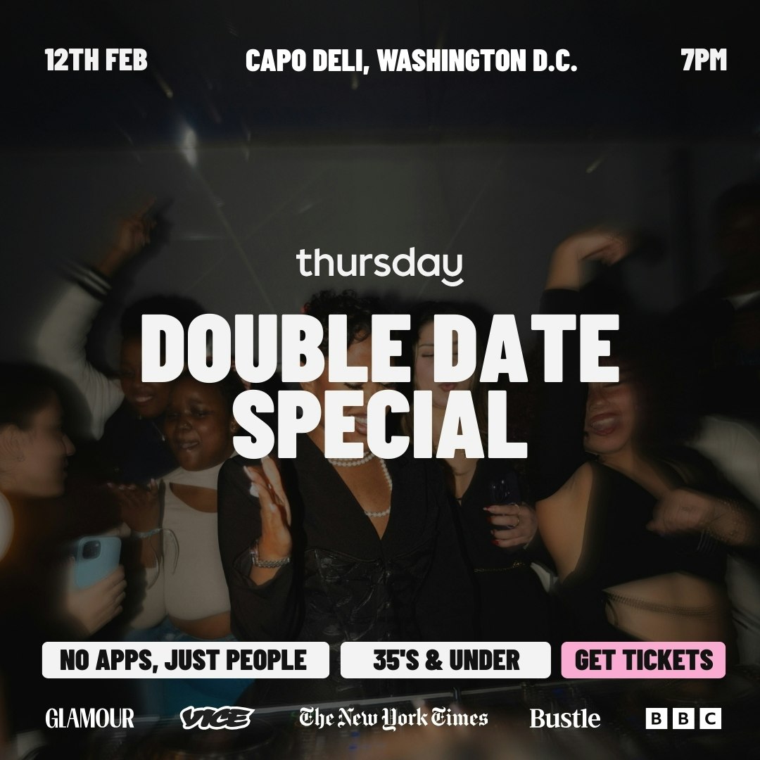 Thursday | Double Date Special at Capo’s (Under 35s) | Washington D.C.
