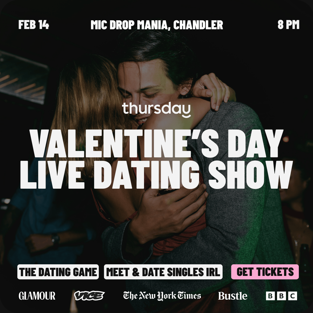 Saturday | VALENTINE’S DAY LIVE DATING SHOW at Mic Drop Mania | Chandler