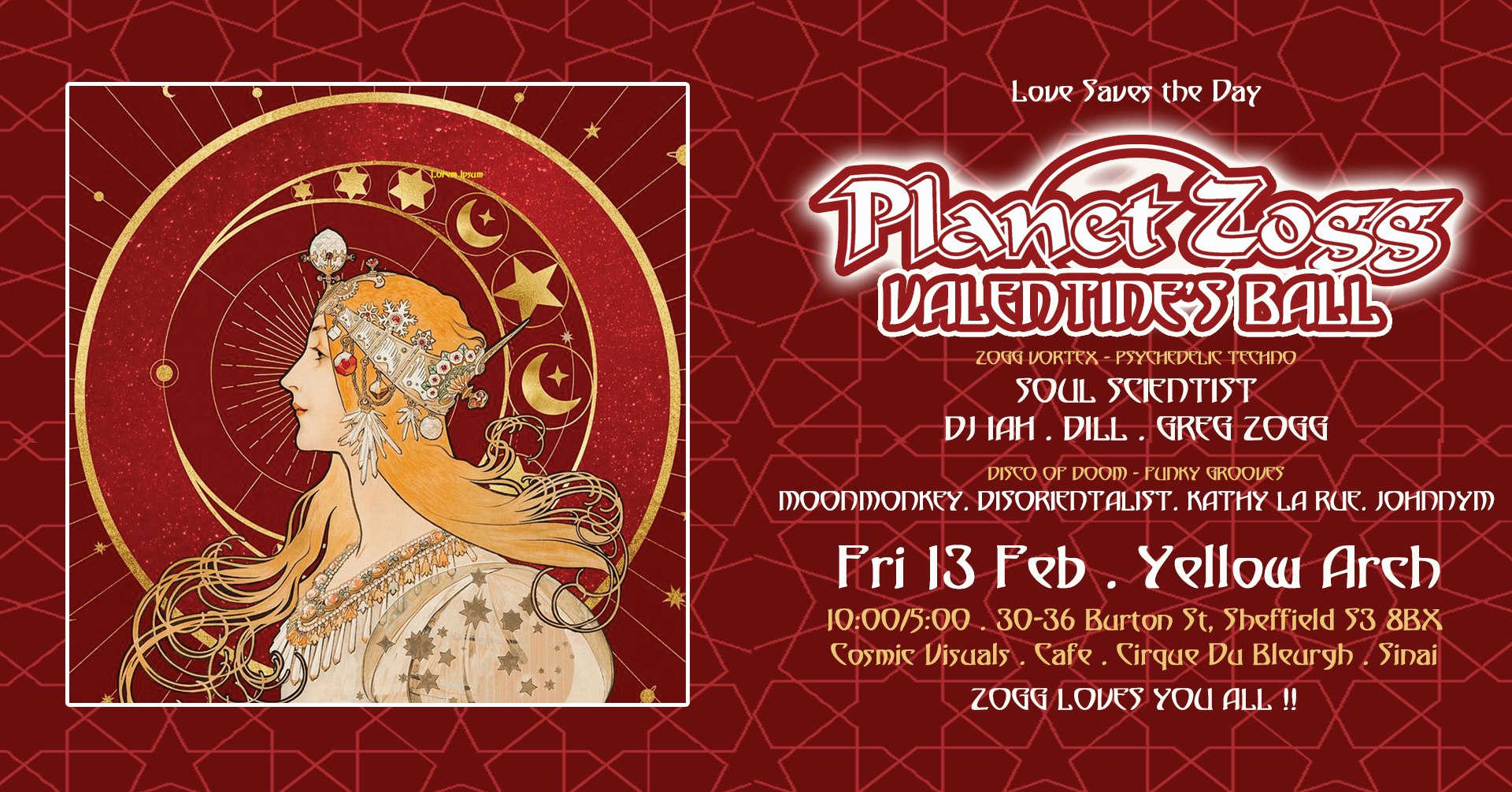 Planet Zogg Valentines Ball