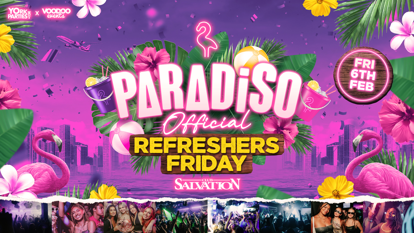 PARADISO York’s Official Refreshers Friday 2026