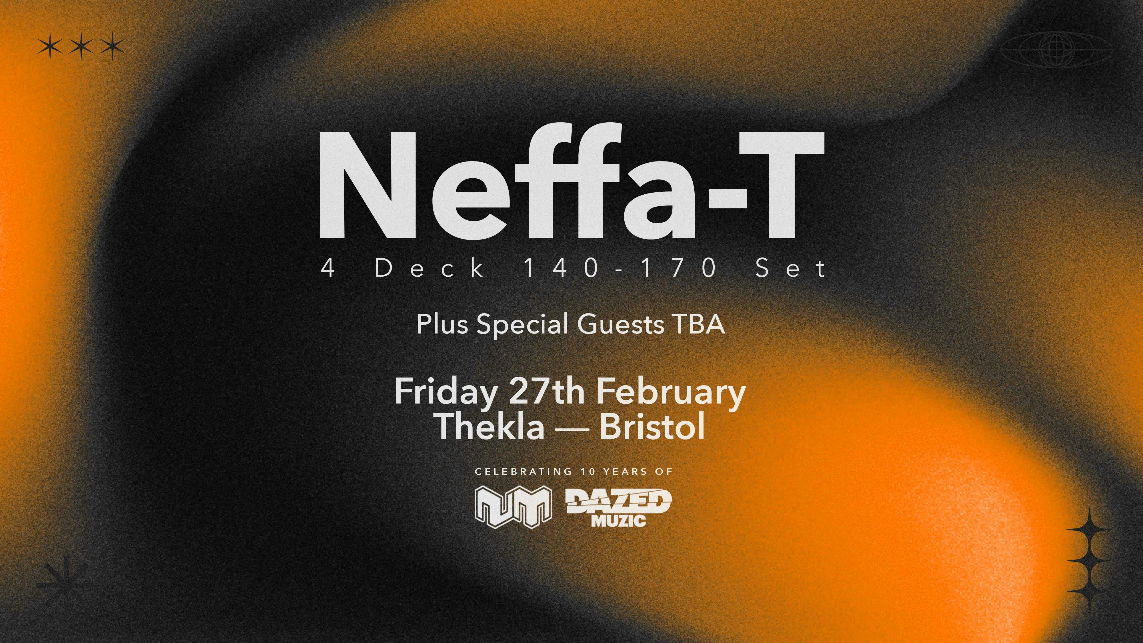 Neffa-T [4 Deck 140-170 Set] & Special Guests • Thekla Bristol