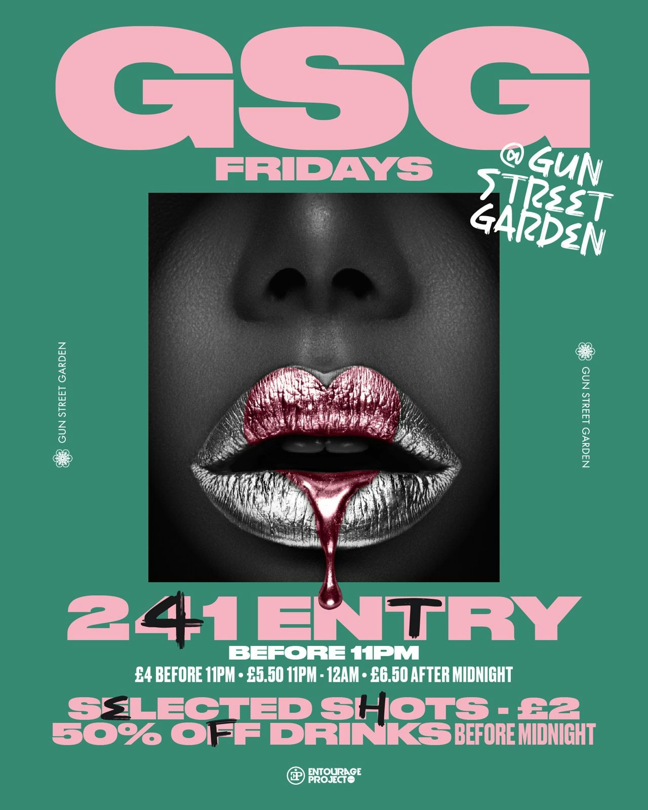 GSG FRIDAYS: 50% OFF DRINKS UNTIL MIDNIGHT🥤