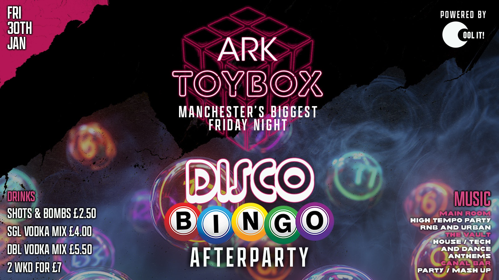 TOYBOX FRIDAYS 🪩🧸 – DISCO BINGO AFTER PARTY – Manchester’s No.1 Friday Night!