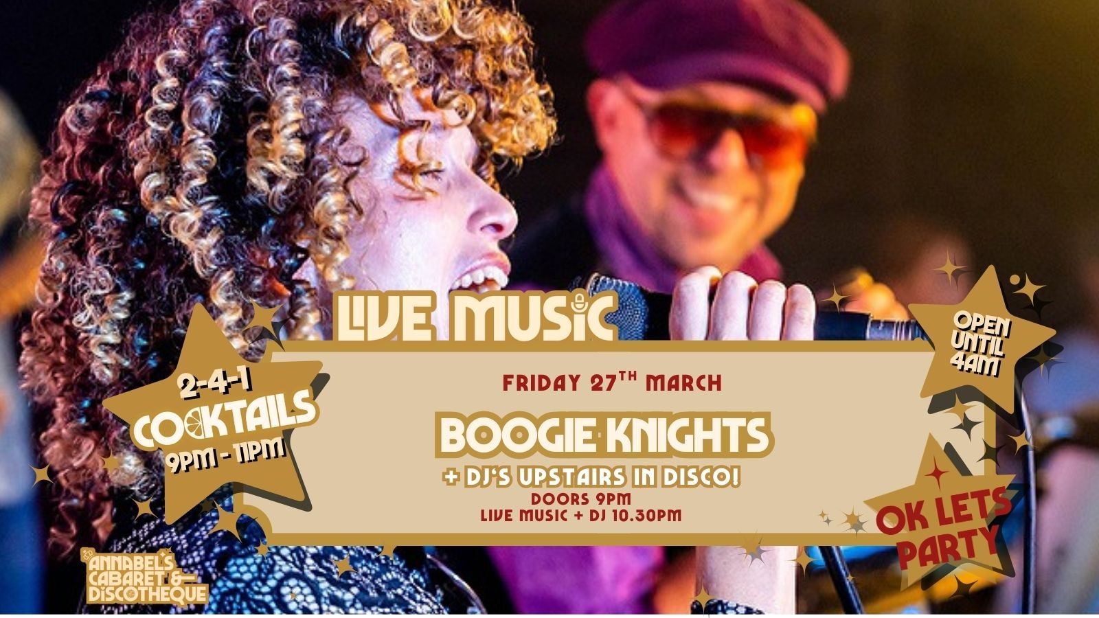Live Music: BOOGIE KNIGHTS // Annabel’s Cabaret & Discotheque