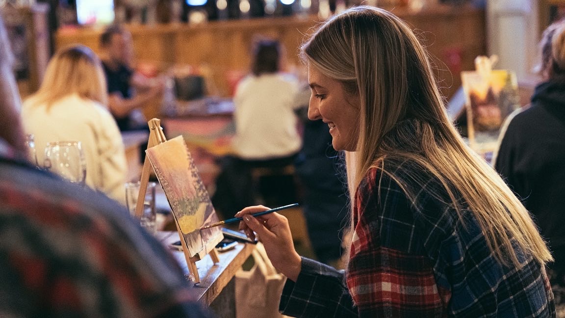 The Happy Little Paint Along with Bob Ross