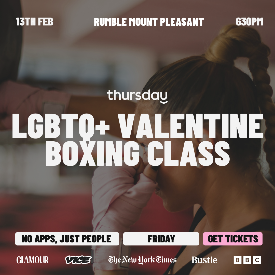 Thursday | Heavy Bag Boxing at Rumble Mount Pleasant LGBTQ+  | Vancouver