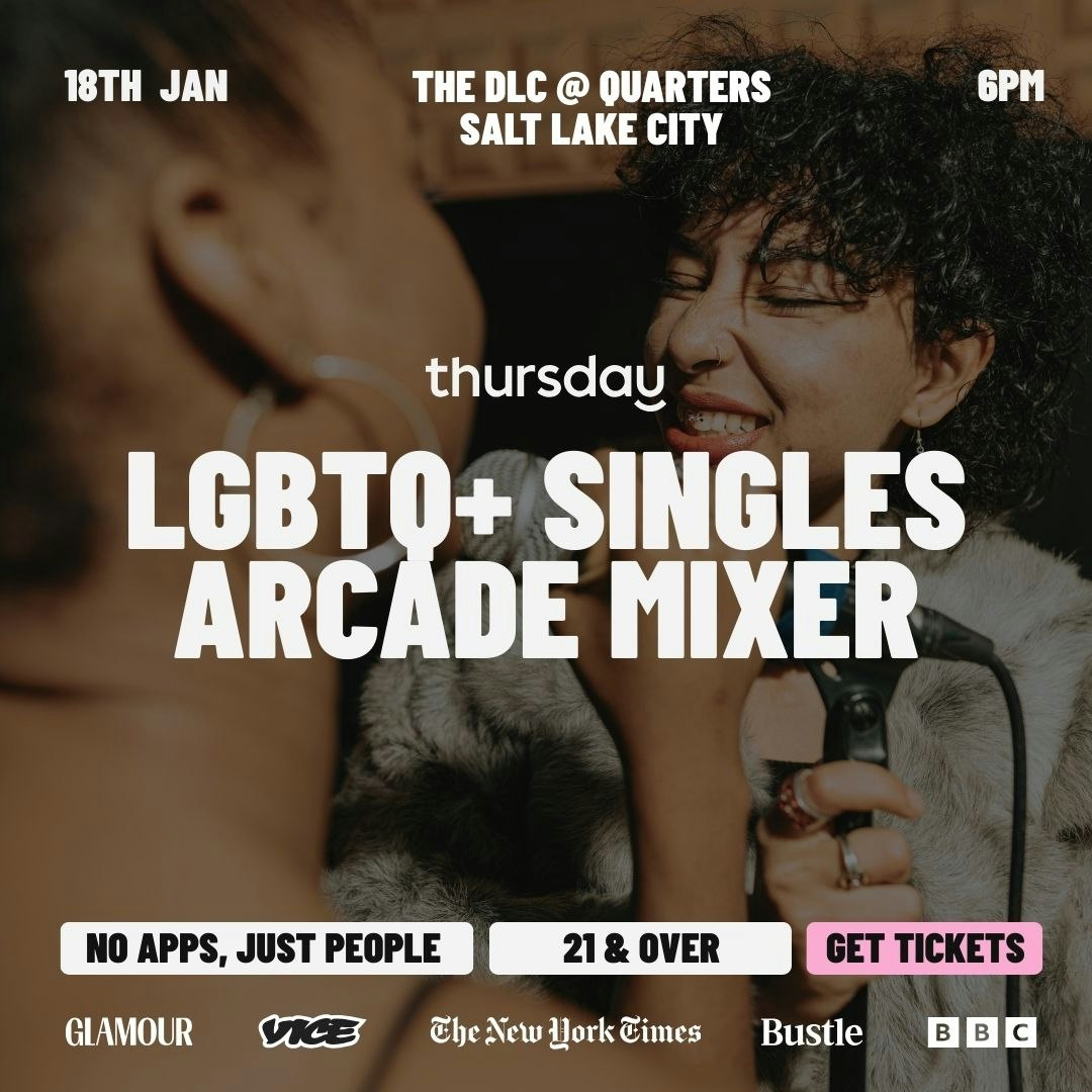 SUNDAY | LGBTQ+ SINGLES ARCADE MIXER (21+) | THE DLC @ QUARTERS
