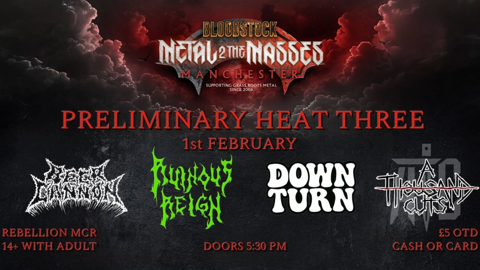 Metal 2 The Masses 2026 – Heat 3