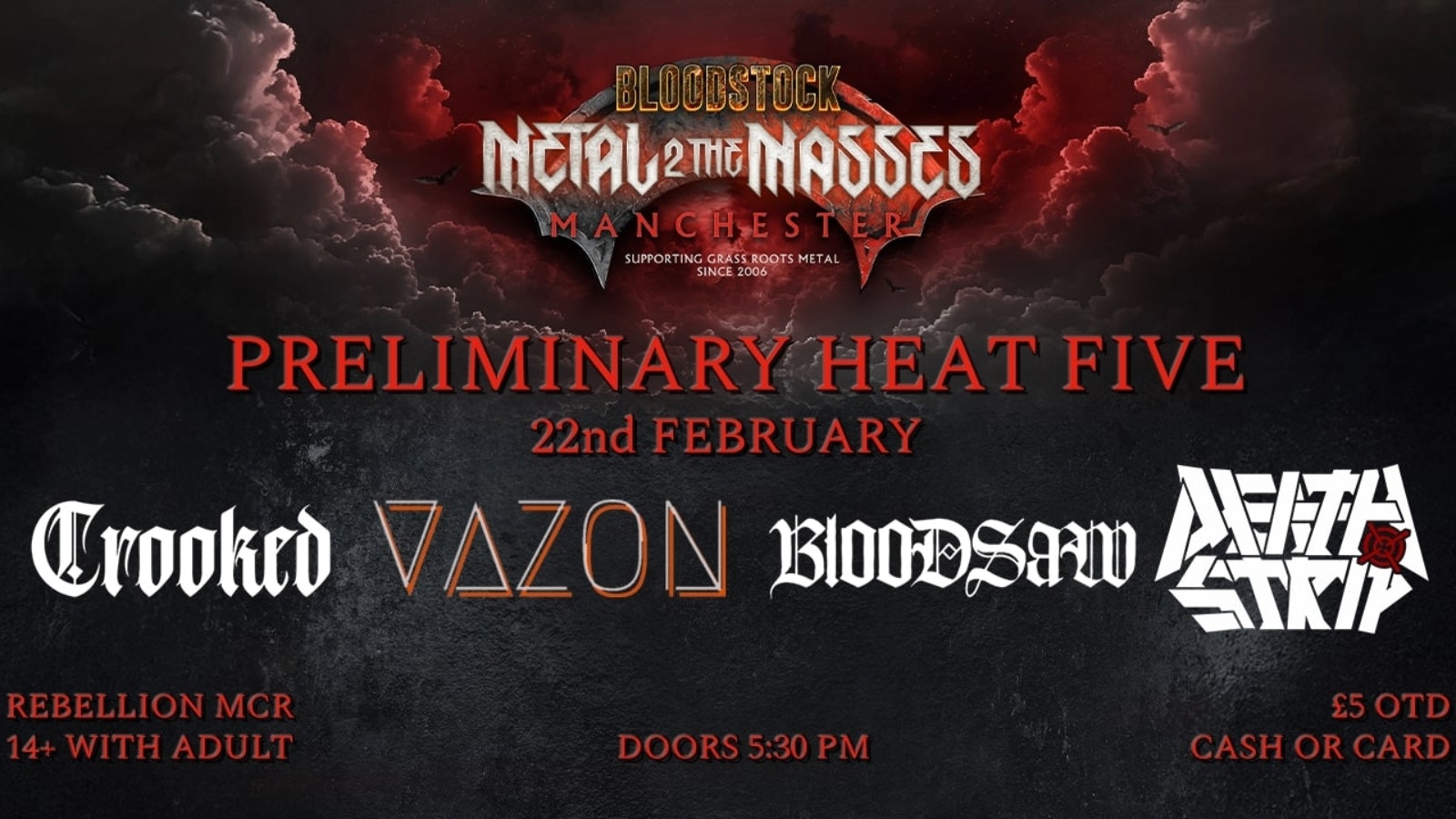 Metal 2 The Masses 2026 – Heat 5