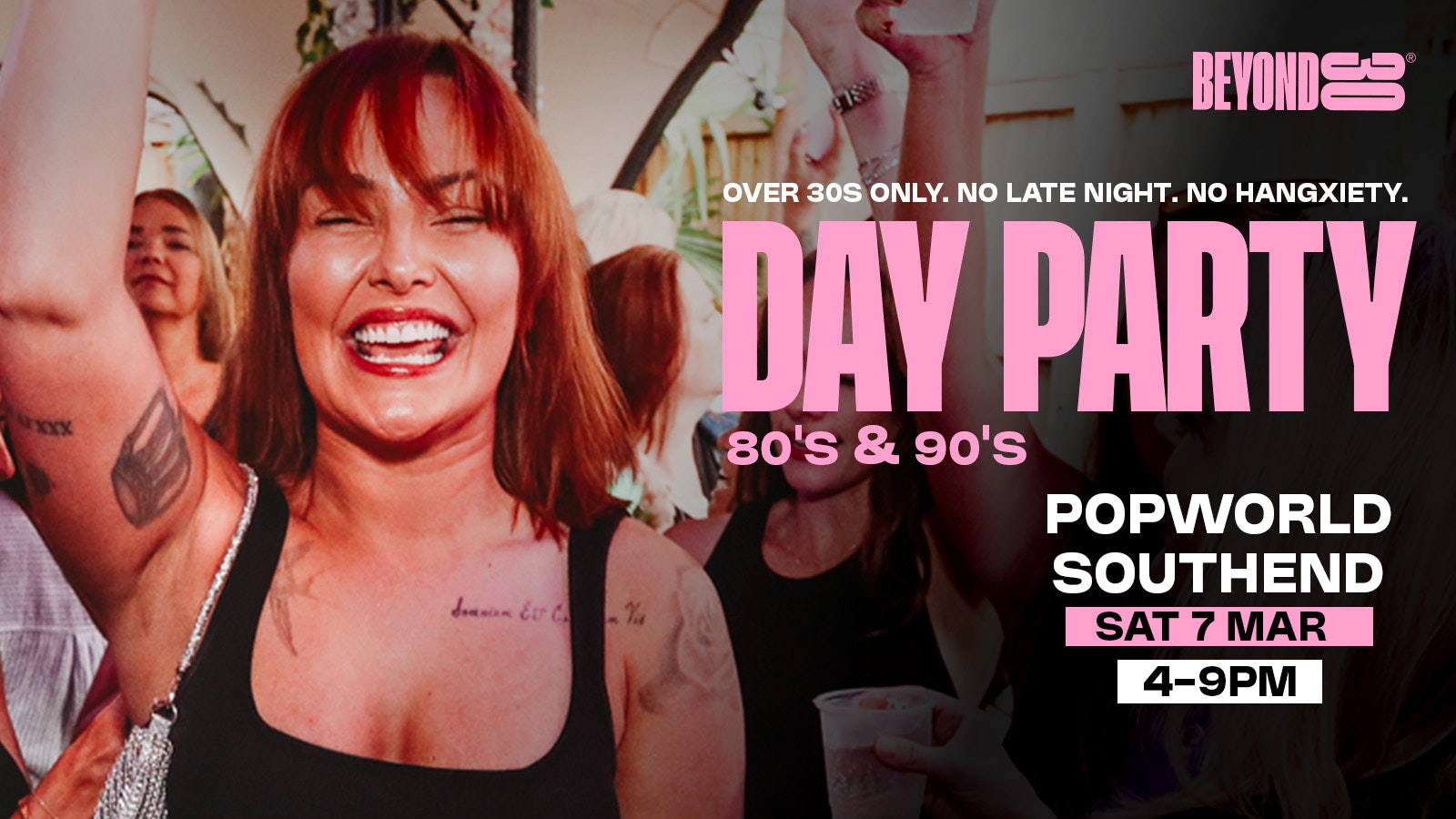 80s & 90s Over 30s Daytime Clubbing – SOUTHEND🕺🏽