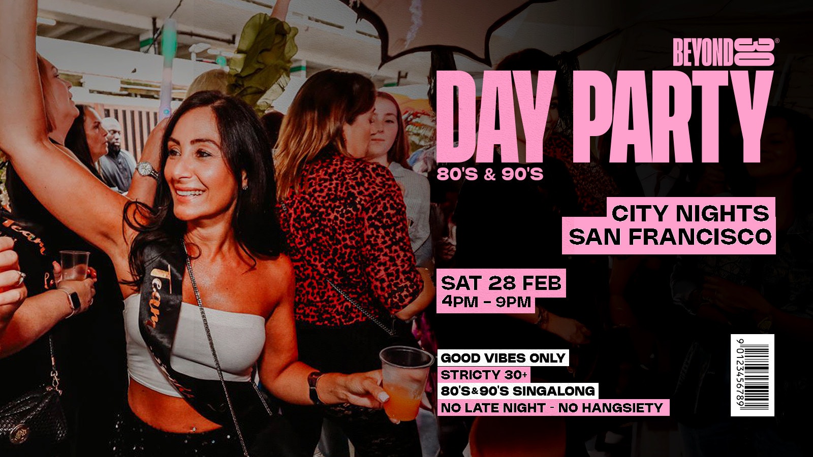 80s & 90s Over 30s Daytime Clubbing – SAN FRANCISCO🕺🏽