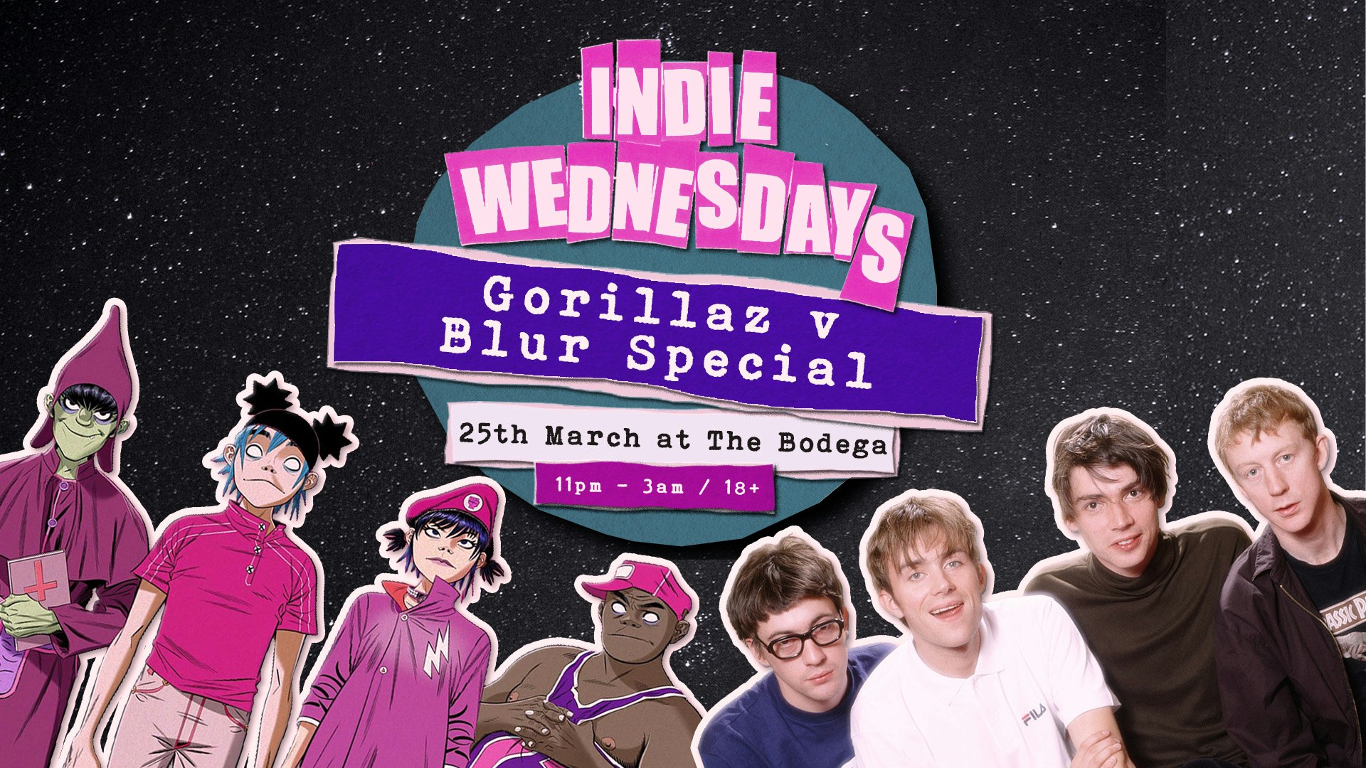 Indie Wednesdays | Gorillaz v Blur Special