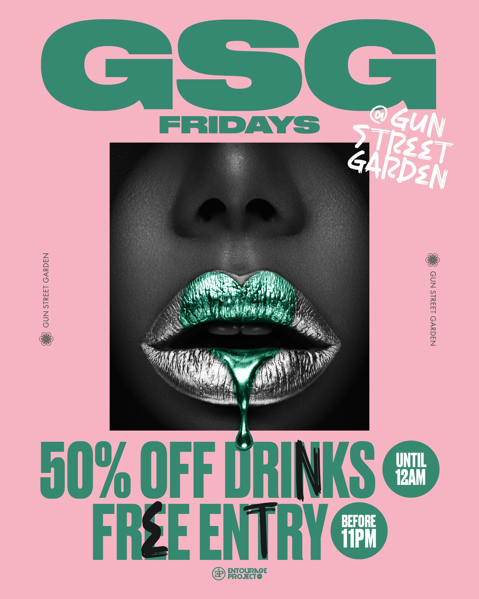 GSG FRIDAYS: FREE ENTRY UNTIL 11PM + 50% OFF DRINKS UNTIL MIDNIGHT🕺