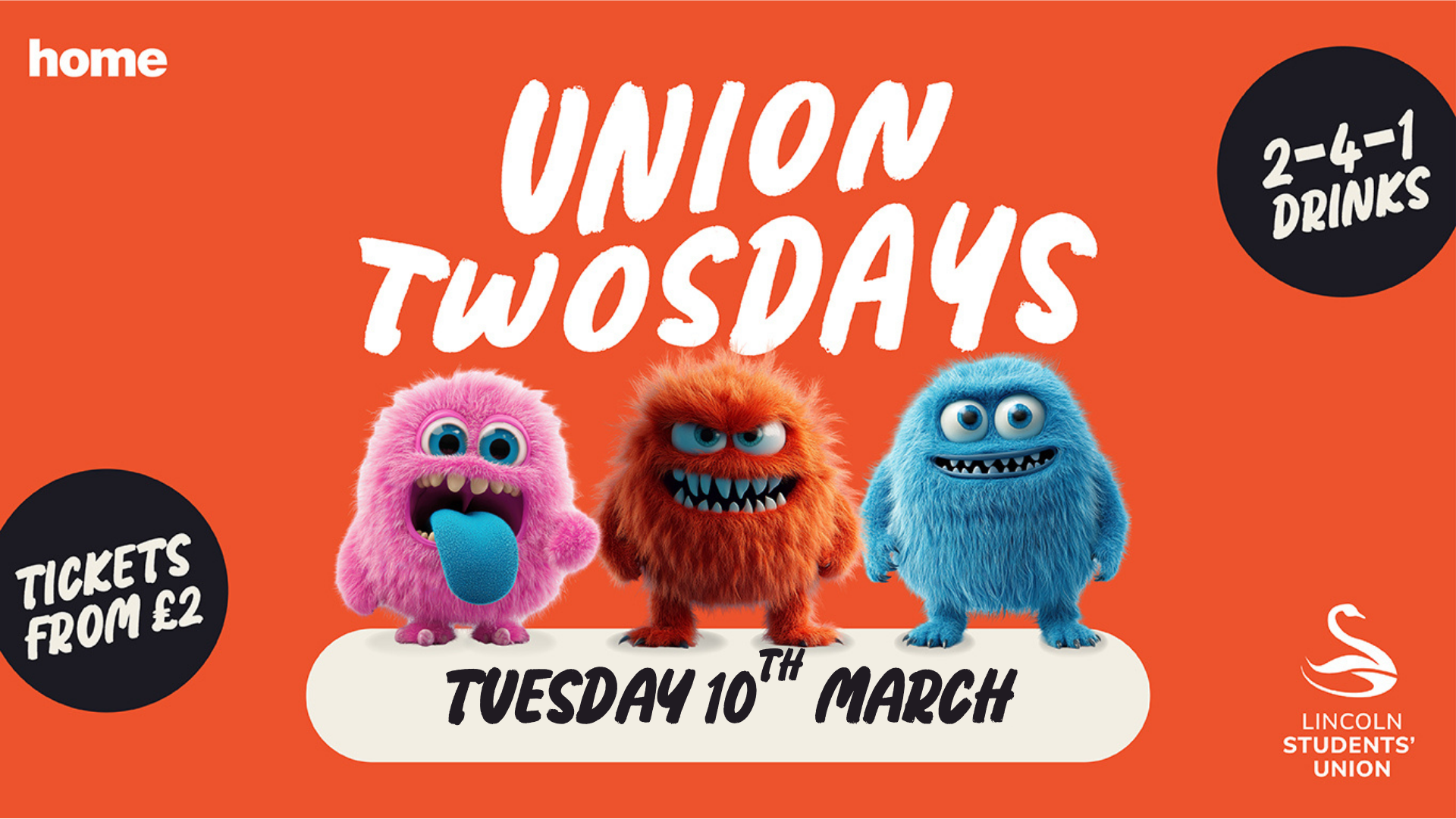 Union Twosdays – Tuesday 10th March