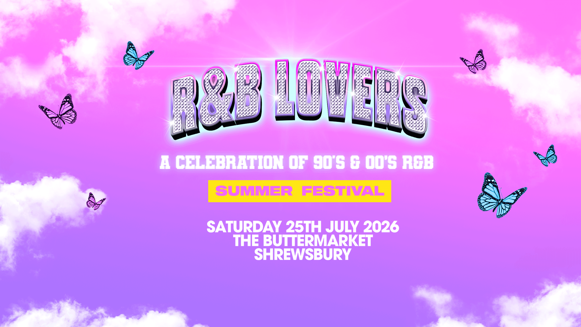 R&B Lovers – Saturday 25th July – The Buttermarket [PRE-SALE DISCOUNTED TICKETS ON SALE NOW!]