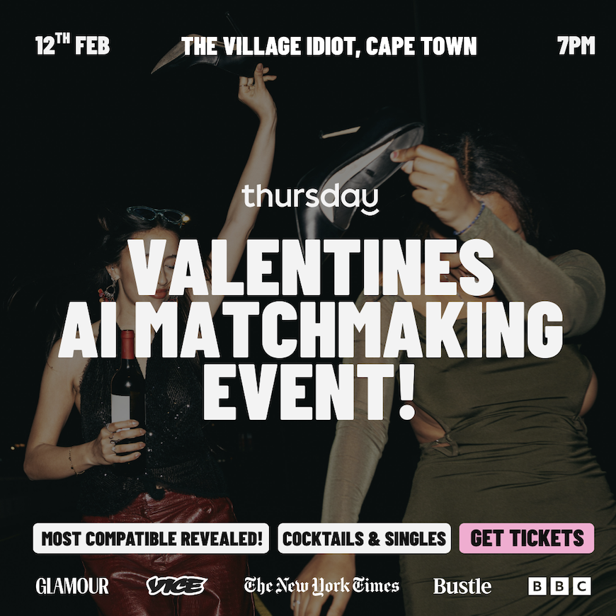 Thursday | Bar Takeover – AI Matchmaking | Cape Town