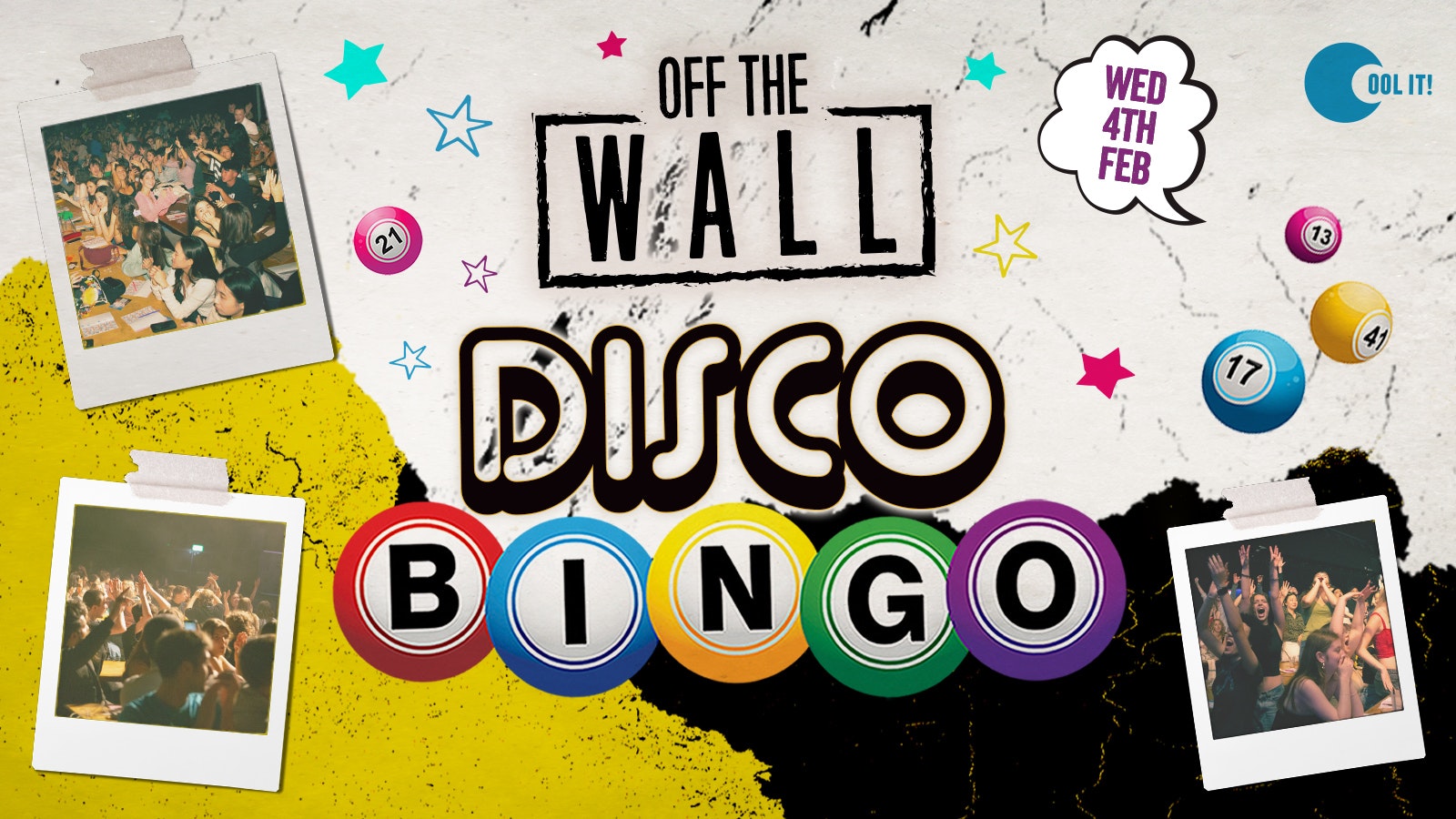DISCO BINGO 🕺🏽🪩 – CHESTER’S BIGGEST STUDENT BINGO! TICKET INCLUDES ENTRY TO ROSIES FOR THE AFTERPARTY 🎉🎉