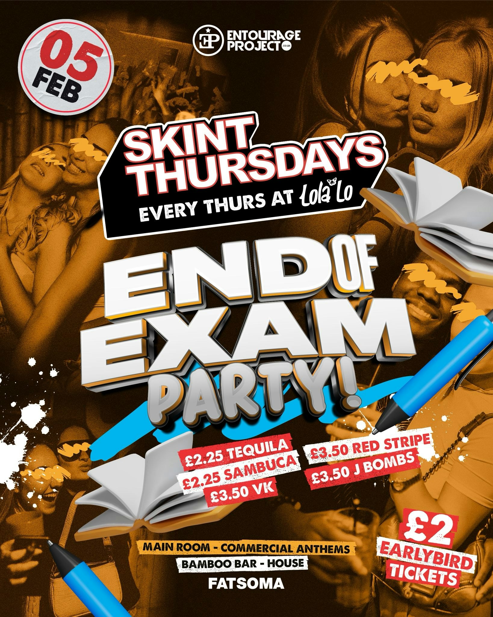 SKINT THURSDAYS: END OF EXAM PARTY🎉