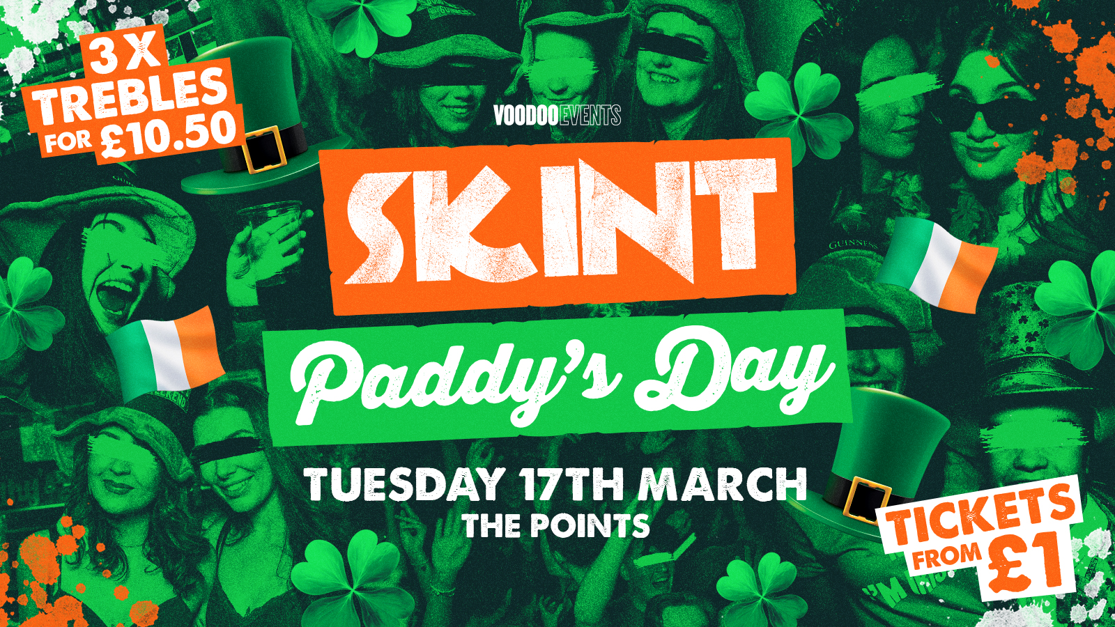 Skint – Paddy’s Day ☘️🇮🇪🍺