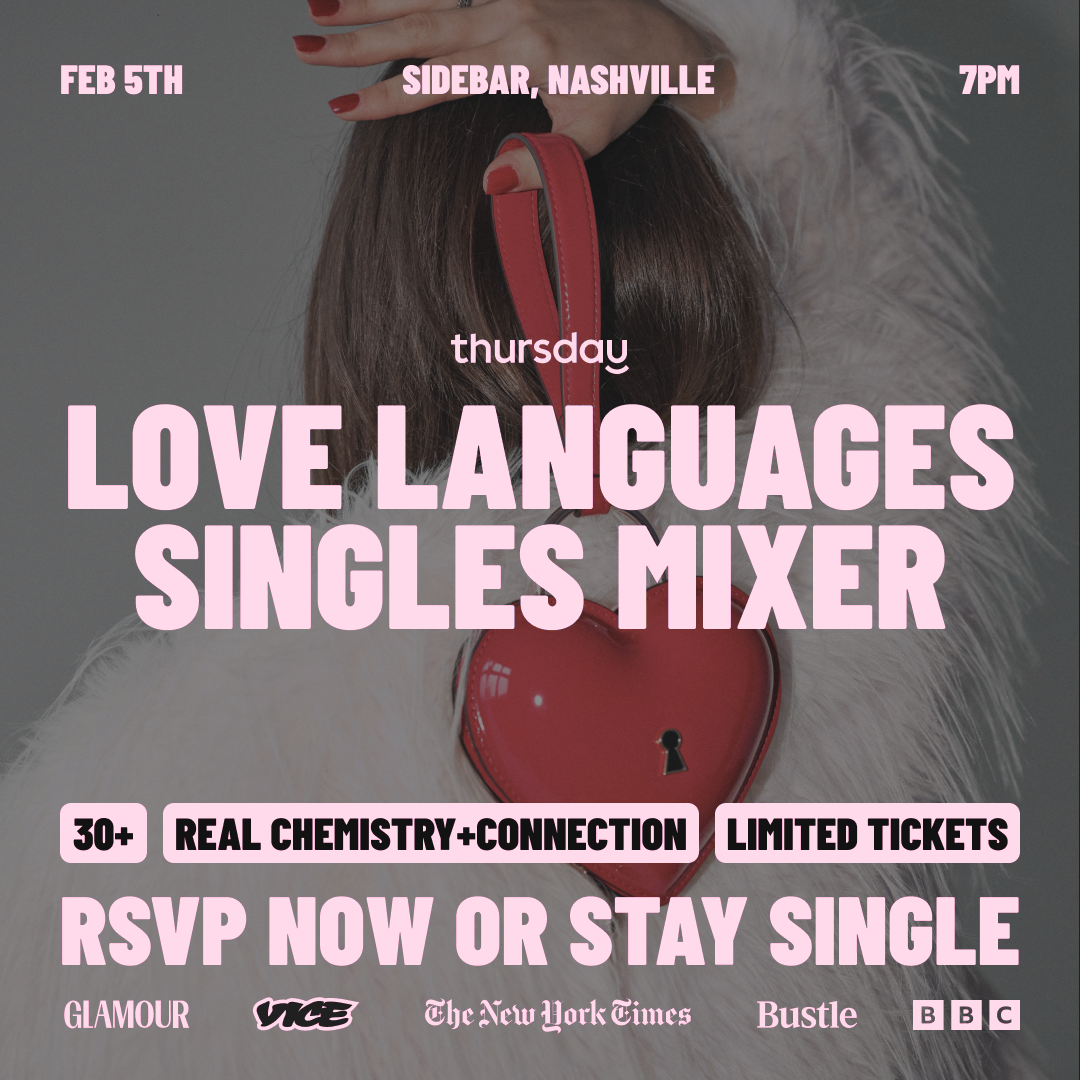 Thursday | Love Languages Singles Mixer | Nashville