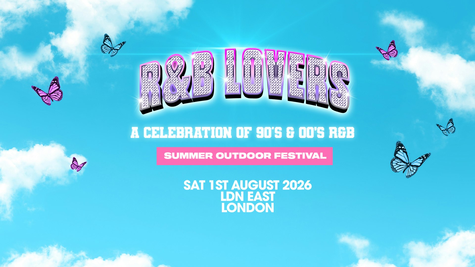 R&B Lovers Summer Open Air Festival – Saturday 1st August – LDN East [PRE-SALE DISCOUNTED TICKETS ON SALE NOW!]