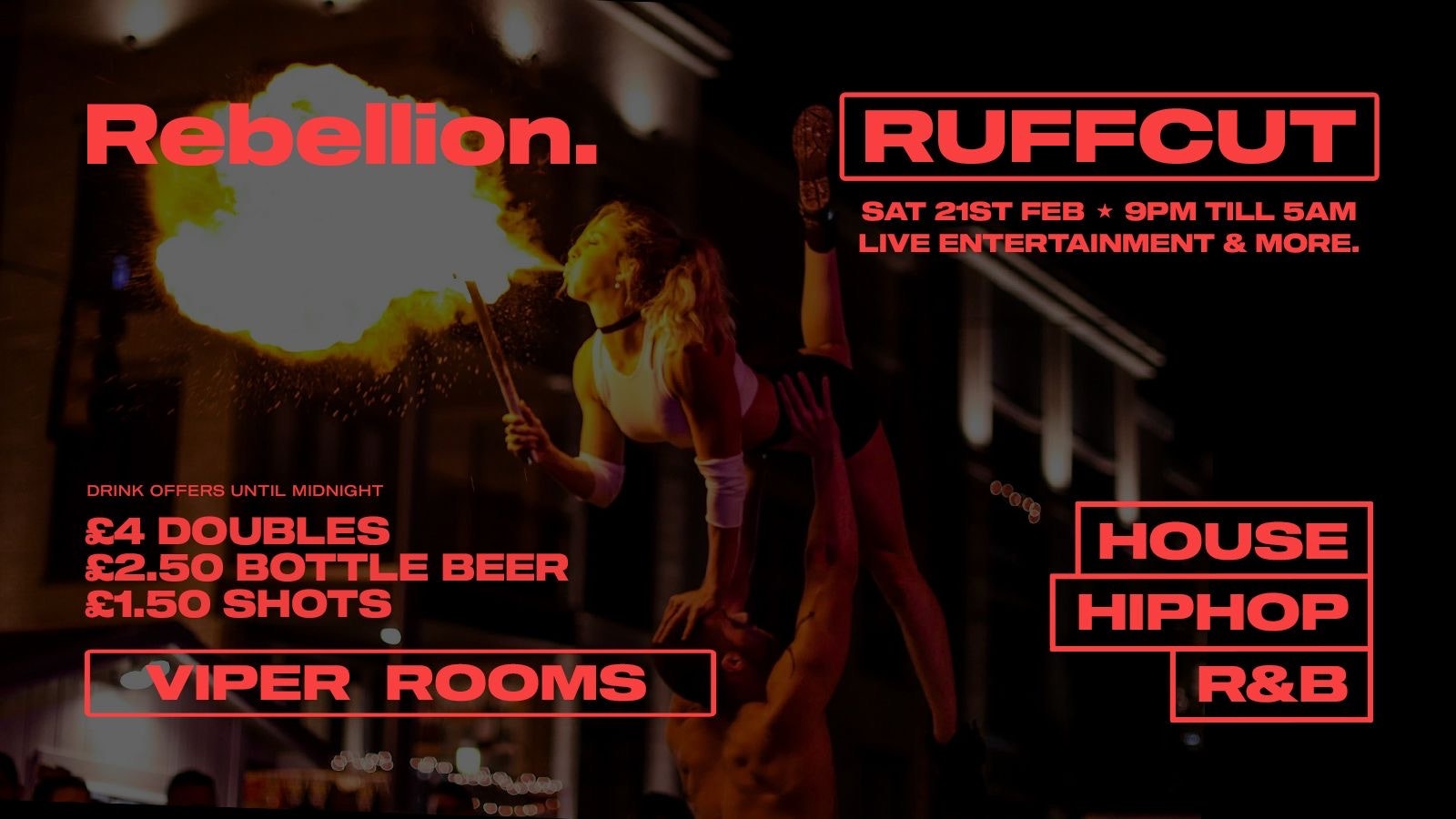 RUFFCUT – Rebellion – Bound Events