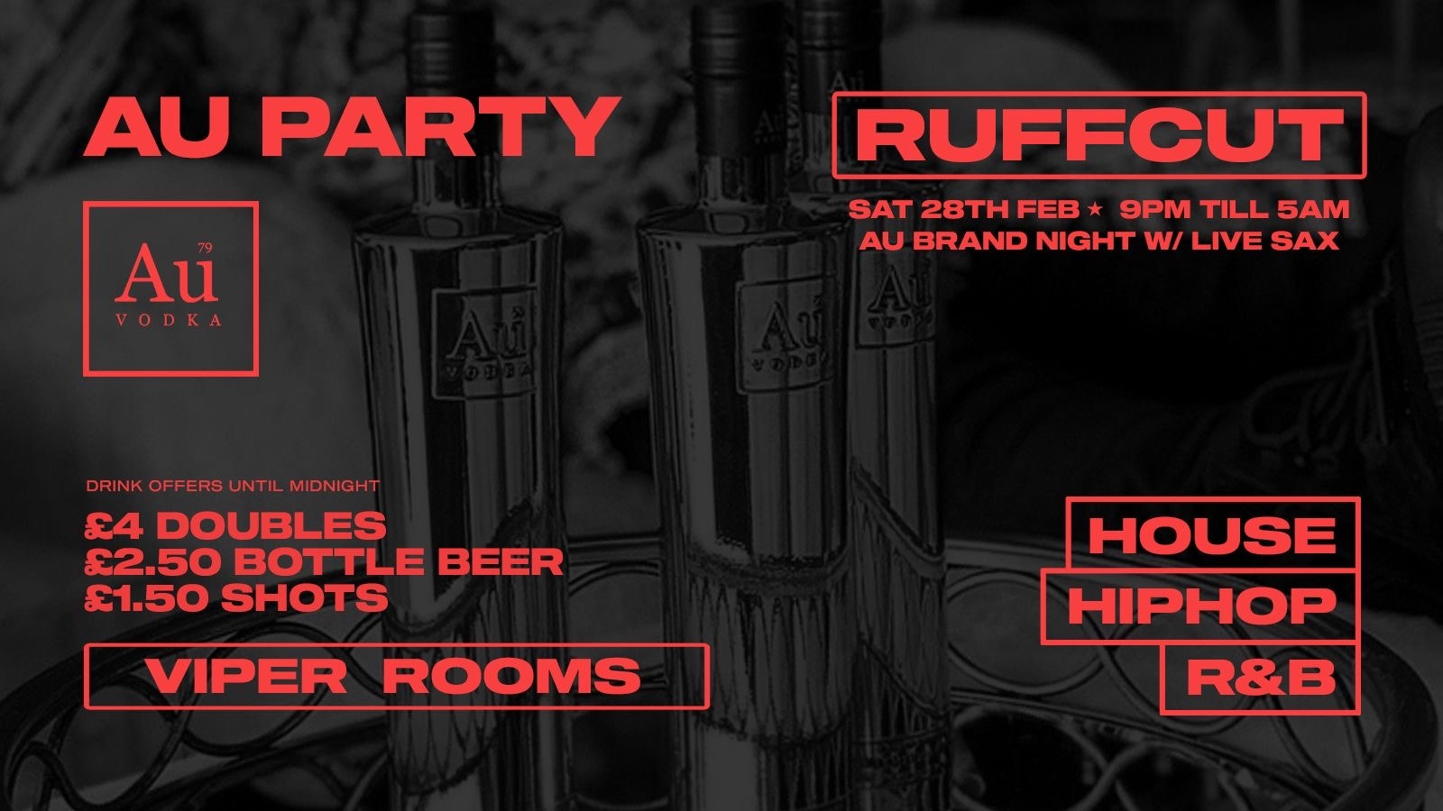 RUFFCUT – AU PARTY – Bound Events