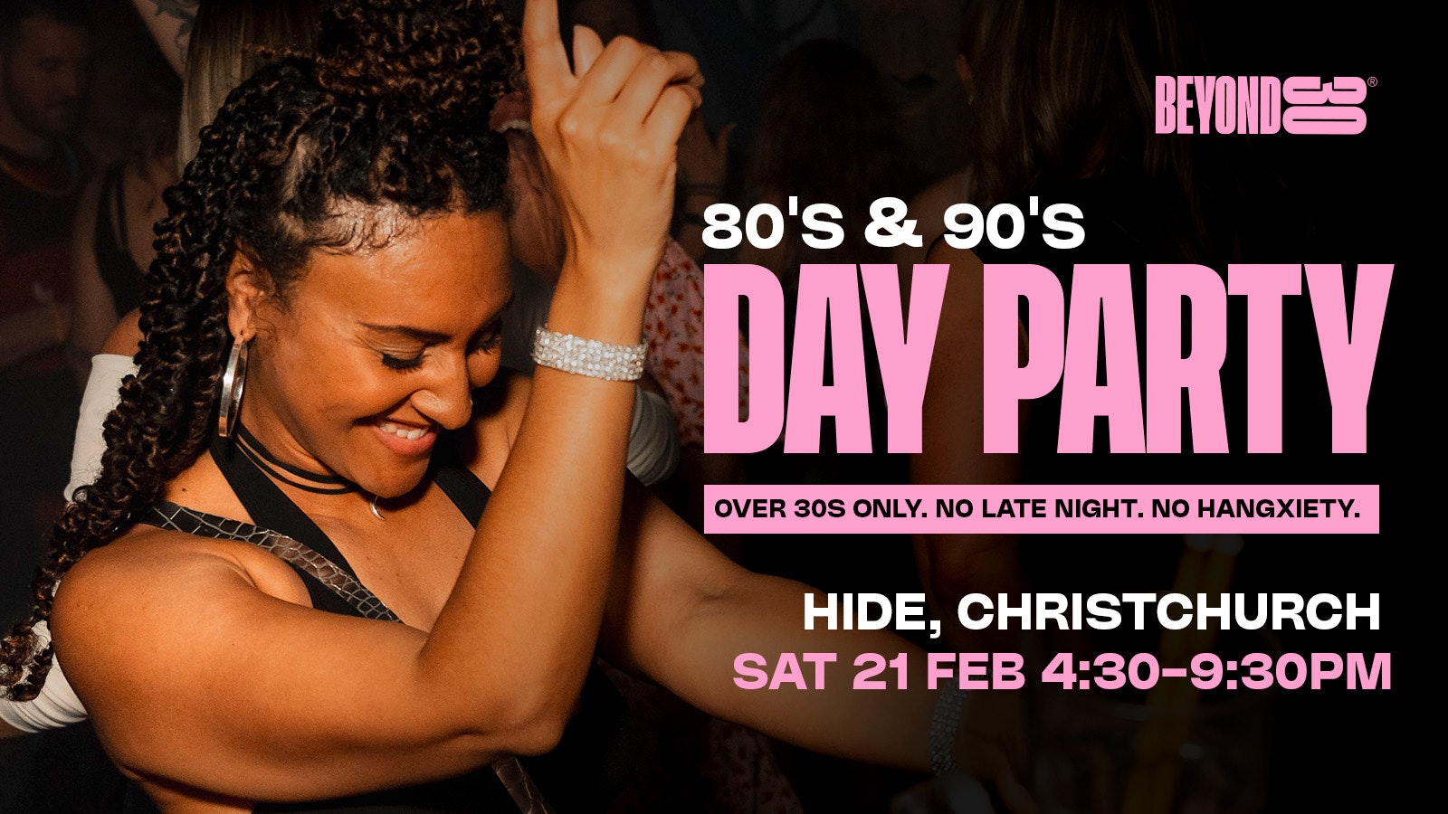 80s & 90s Over 30s Daytime Clubbing – CHRISTCHURCH🕺🏽