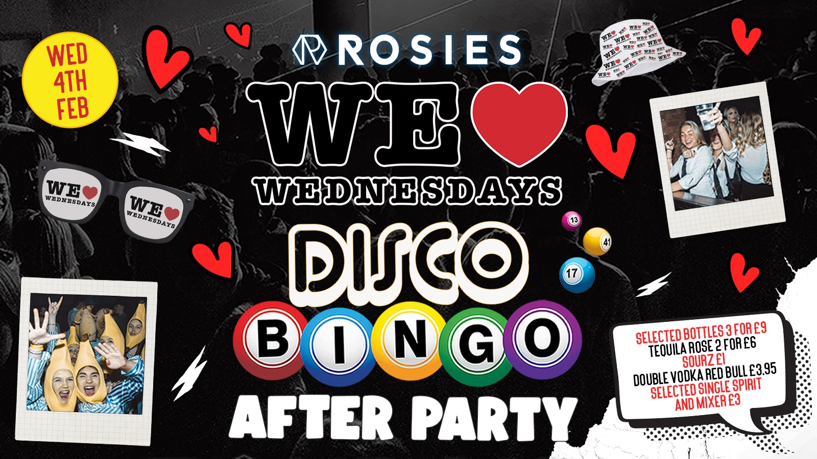 WE LOVE ❤️ WEDNESDAYS: THE DISCO BINGO AFTER PARTY – Chester’s BIGGEST Student Night