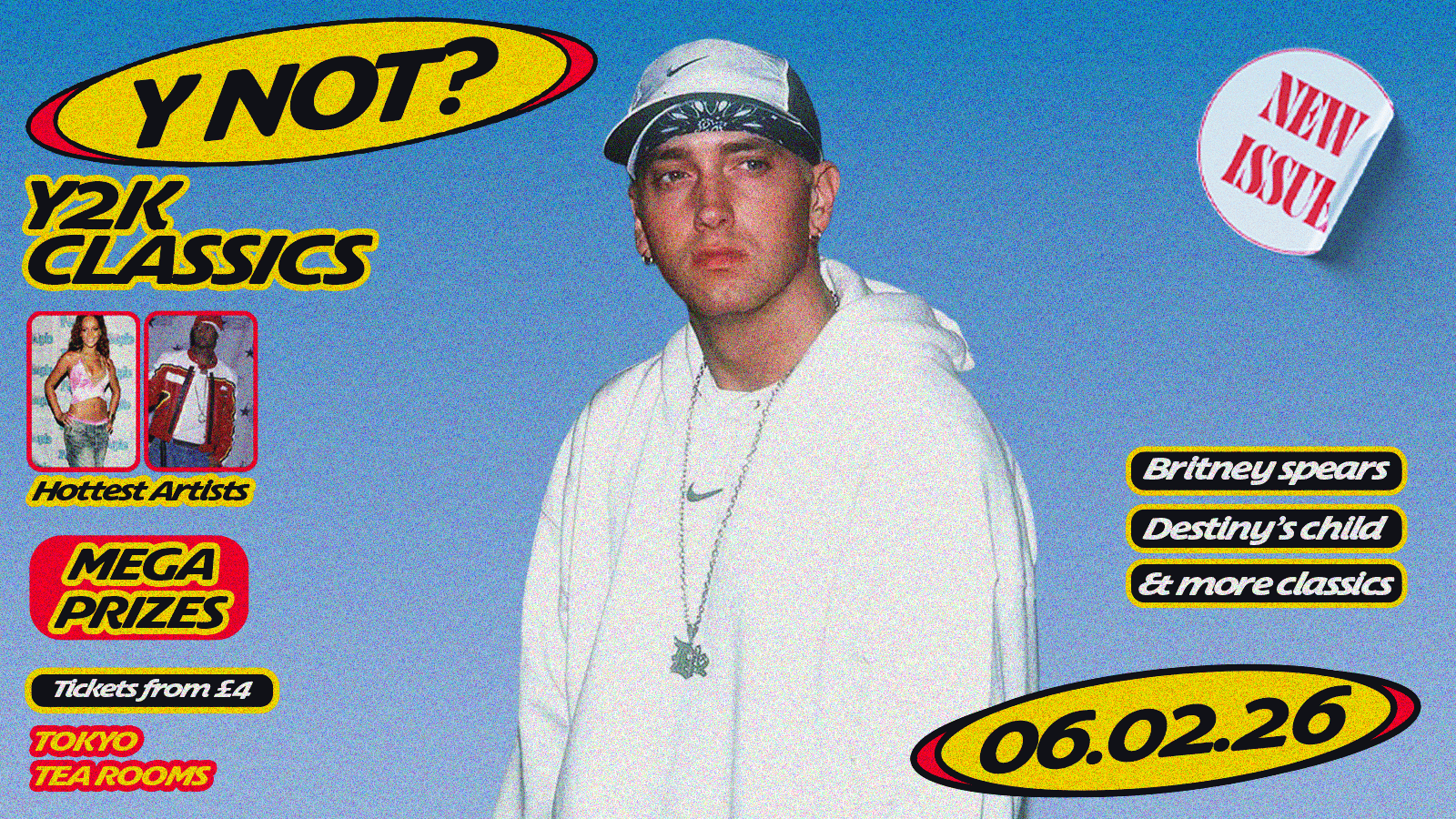 Y NOT?  y2k classics all night long 💫 *5 £5 TICKETS LEFT*