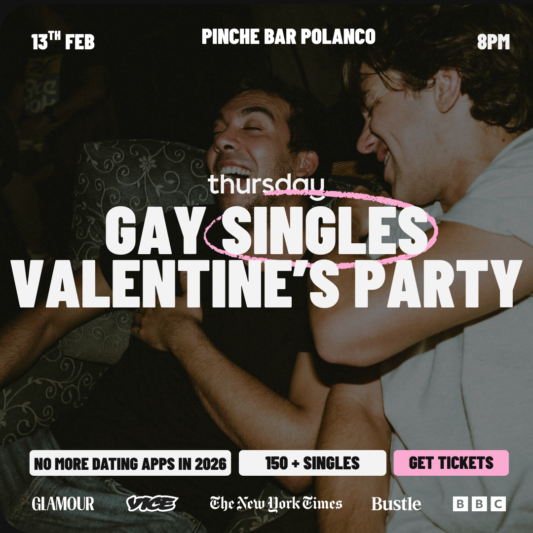 Thursday | Gay Singles Valentine’s Party | Mexico City