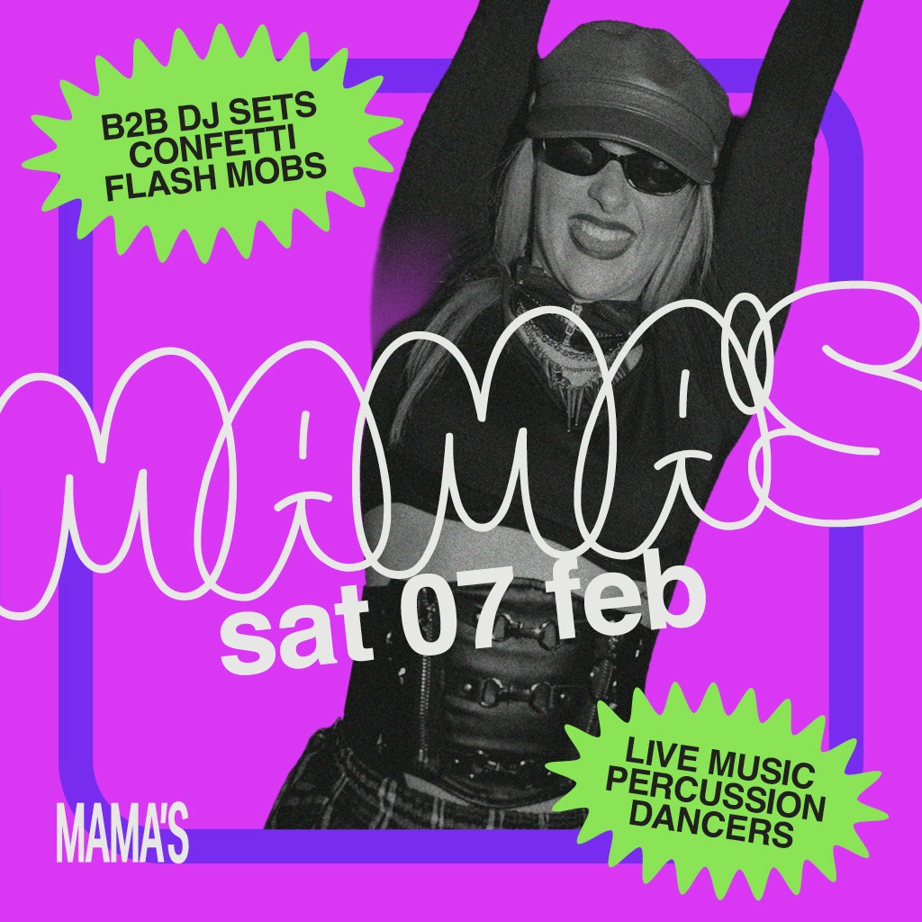 MAMA ROUX’S SATURDAYS – FREE DRINK WITH TICKET*