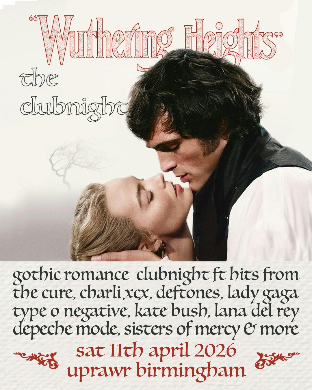 Wuthering Heights: Gothic Rock, Alt 80s, Dark Pop & Emo Clubnight