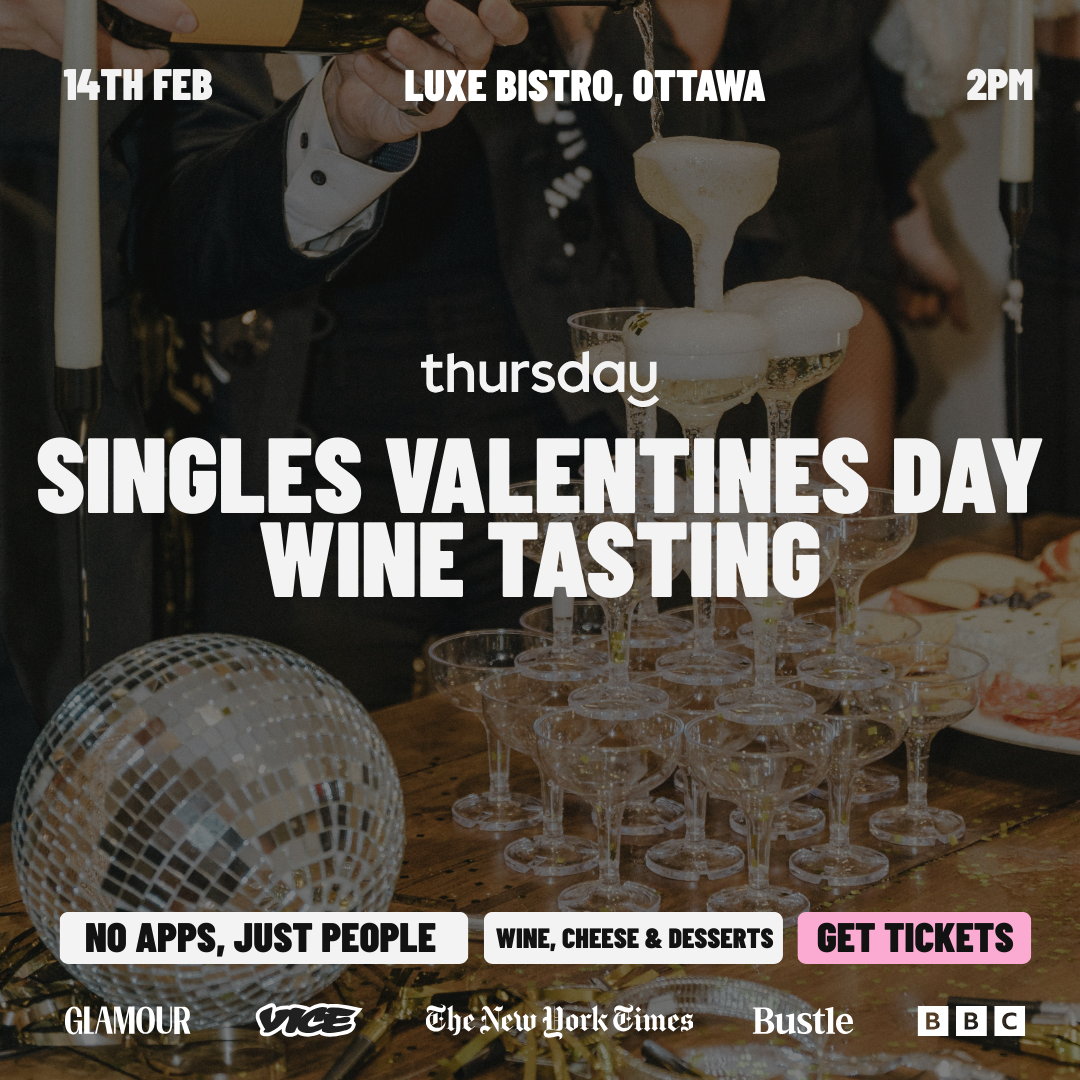 Saturday | Singles Age 30+ Valentines Day Wine Tasting | Ottawa