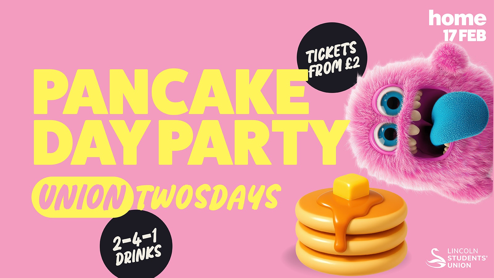 Union Twosdays Presents: Pancake Day Party 🥞