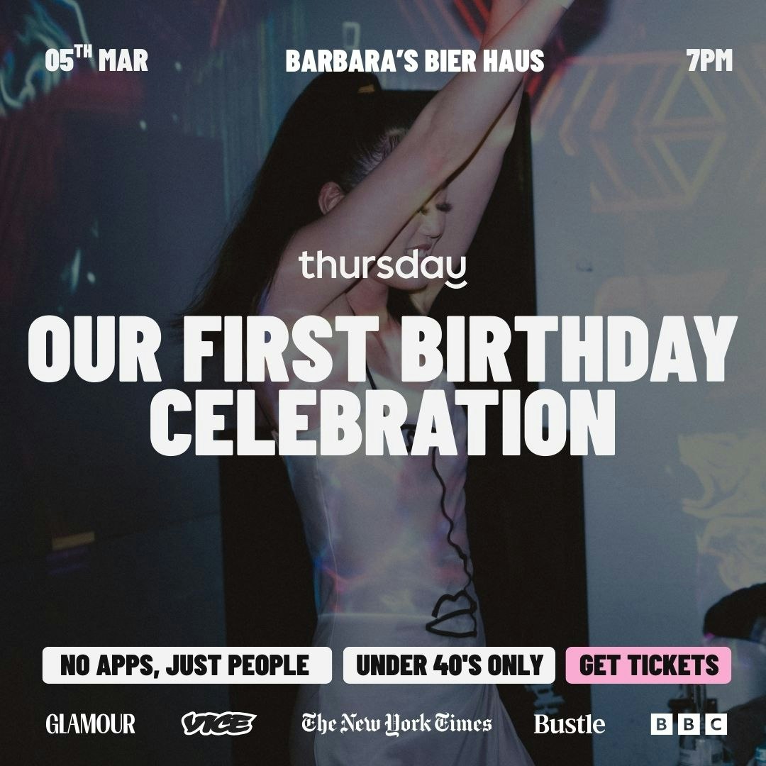 Thursday | ✨OUR FIRST BIRTHDAY✨ | Barbara’s Bier Haus Brighton