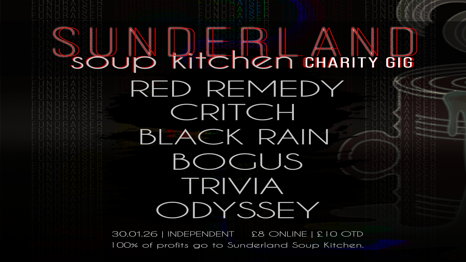 IVW: Sunderland Community Soup Kitchen Charity Gig