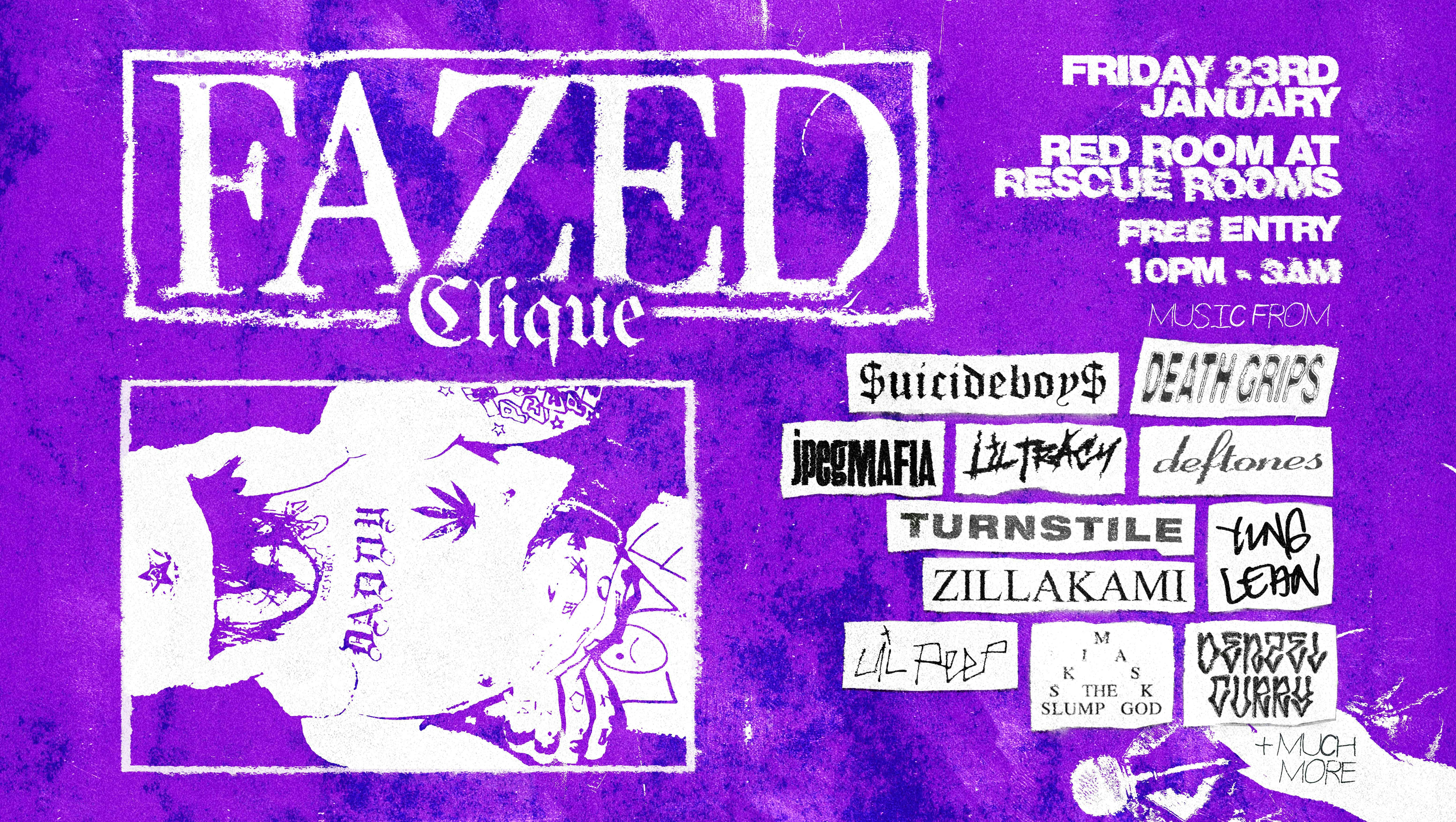 FAZED CLIQUE ⚡ Red Room, Rescue Rooms Nottingham