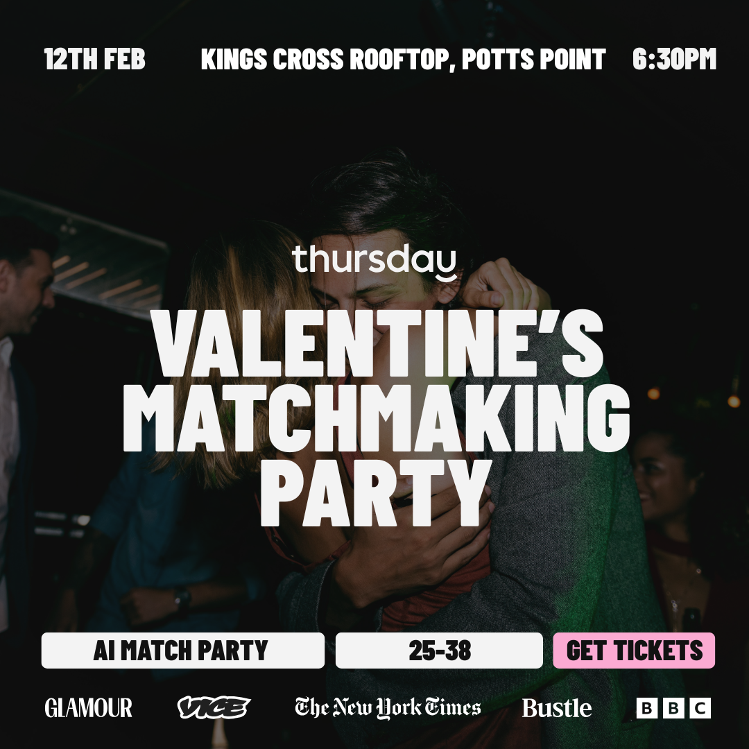 Thursday | Kings Cross Rooftop (ages 25-38) | Pott’s Point