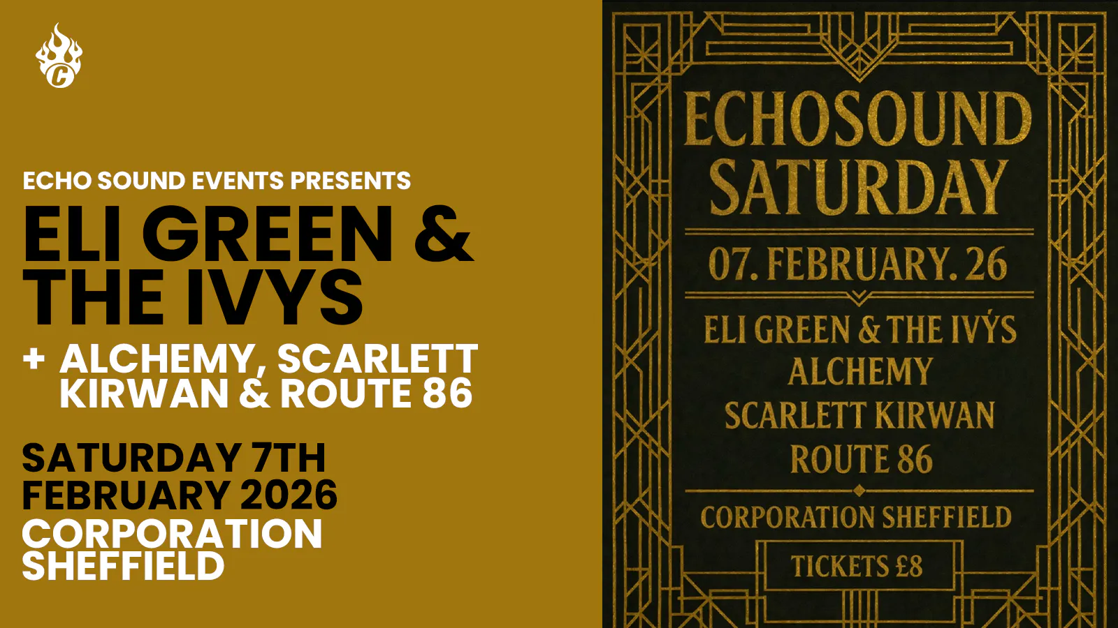Echo Sound Events Presents | Eli Green and the Ivys | Corporation