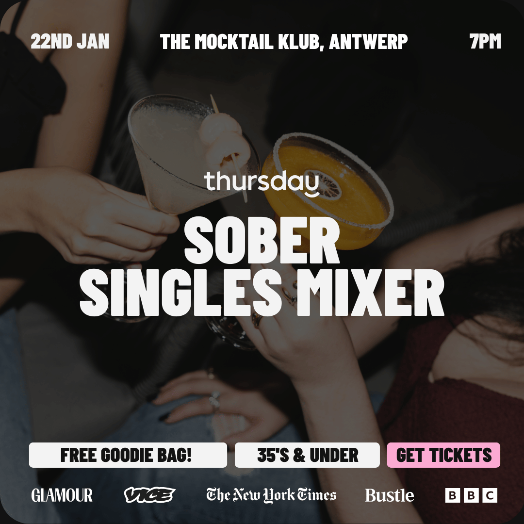 Thursday | Sober night At The Mocktail Klub (20-35) with free goodies! | Antwerp