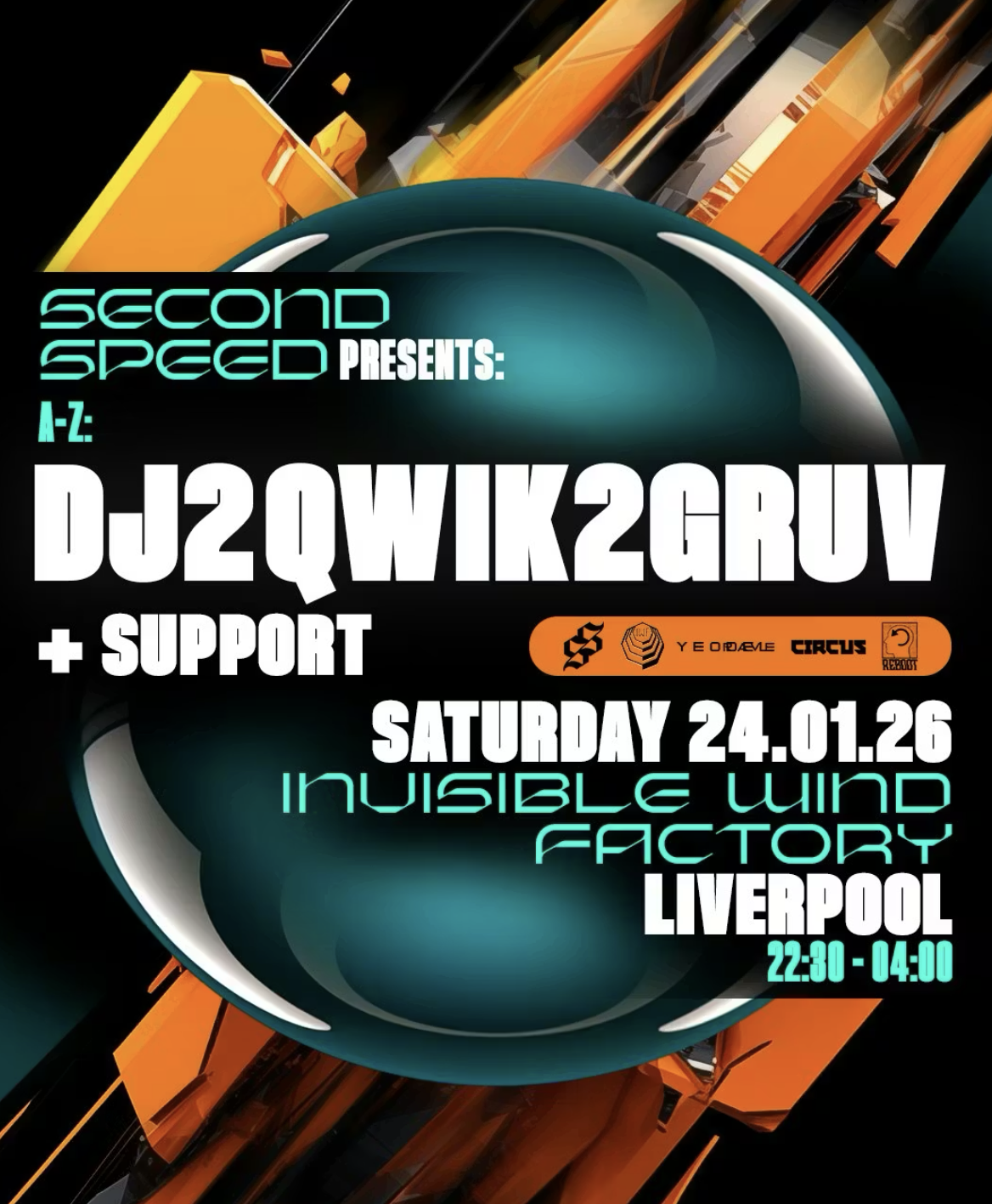Second Speed: 2qwik2gruv at Invisible Wind Factory Liverpool