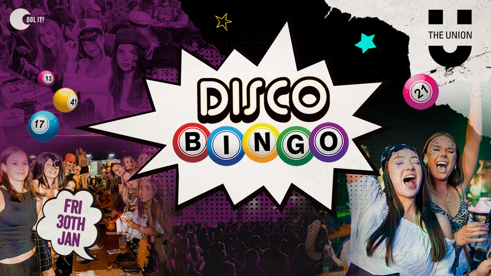 DISCO BINGO 🕺🏽🪩 – Manchester’s Biggest Student Bingo! TICKET INCLUDES ENTRY TO ARK FOR THE AFTERPARTY 🎉🎉