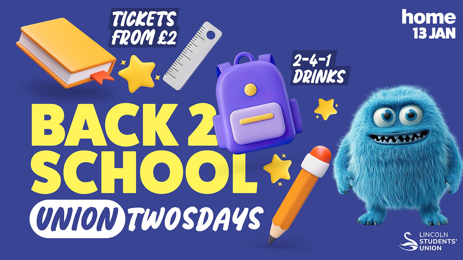 Union Twosdays Presents: Back 2 School ✏️📚