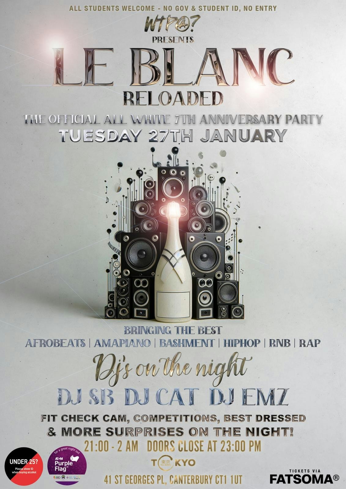 LE BLANC RELOADED⬜️♻️- THE OFFICIAL ALL WHITE PARTY 🥳⚪️